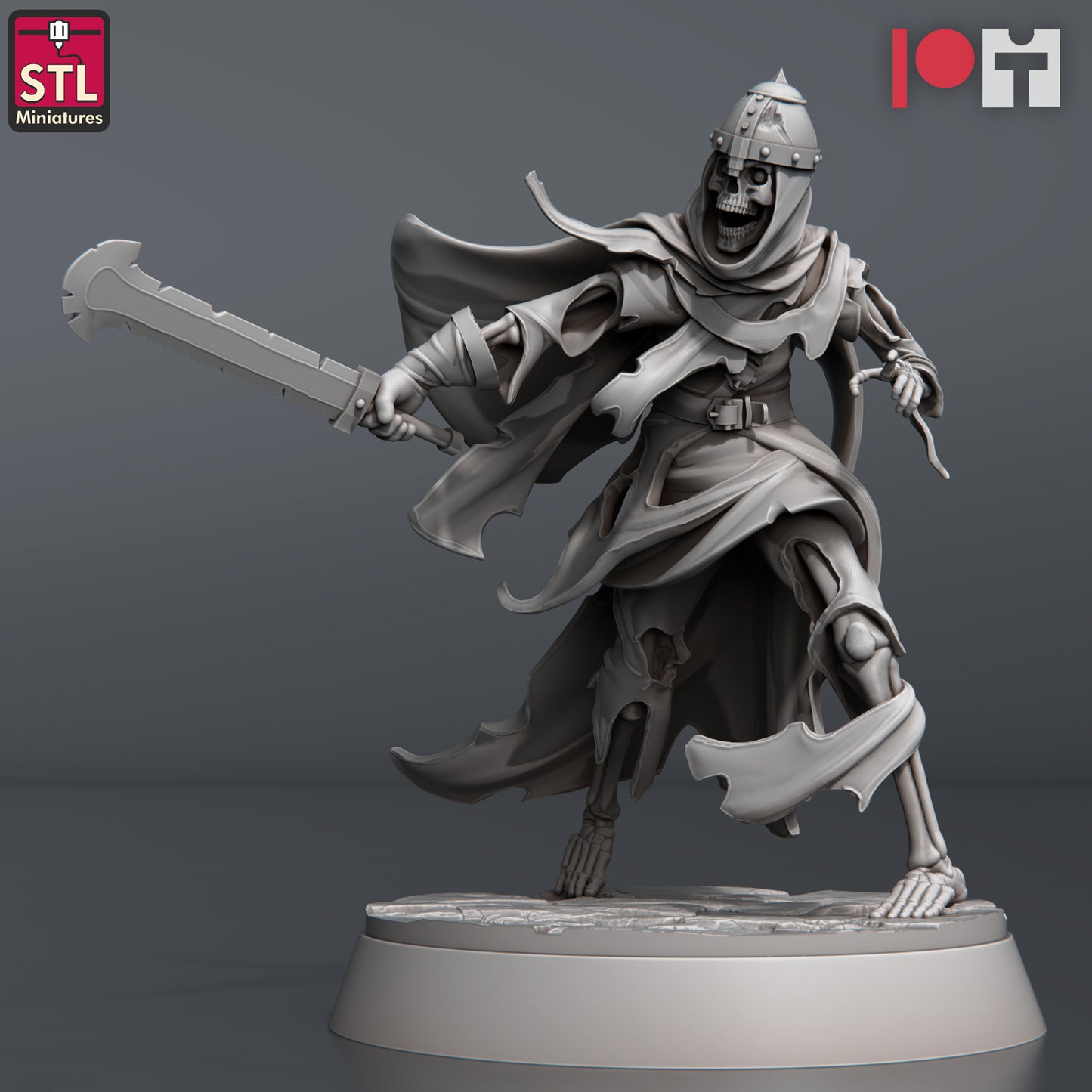 STL Miniatures - Undead Knights - DnD/TTRPG Figure/Miniature