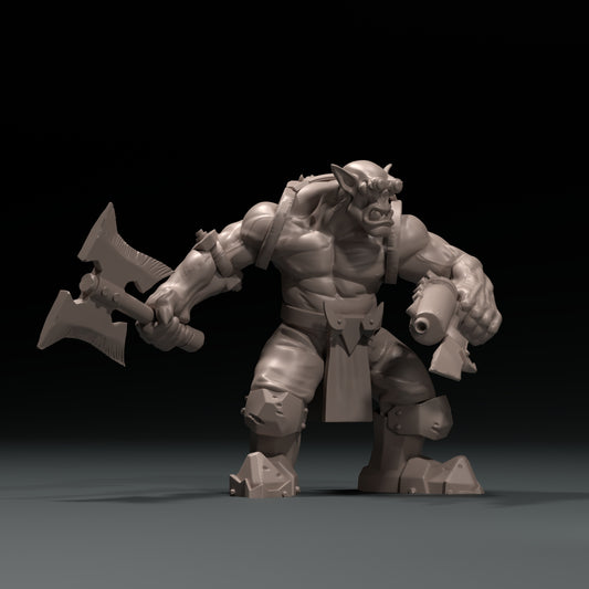 Dinoworld - Orks - Orc #4 - DnD/Pathfinder/TTRPG Figure Miniature
