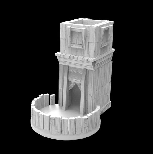 Possibly Cool Dice Tower - Classic Village - DnD/TTRPG/Roleplaying/Wargames