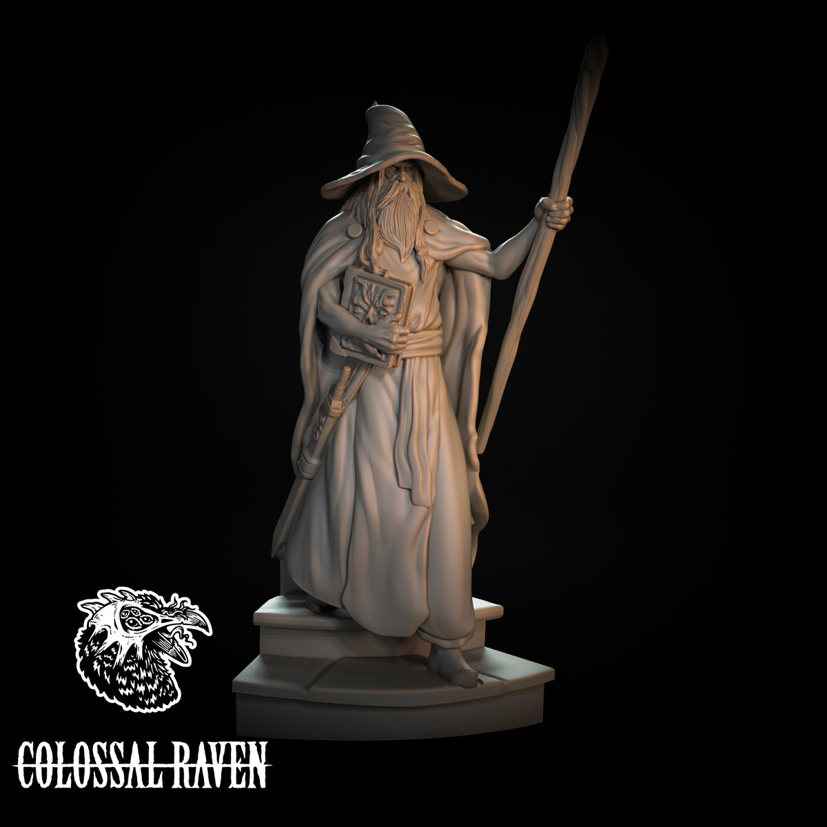 Colossal Raven - Archmage - DnD/Pathfinder/TTRPG Figure