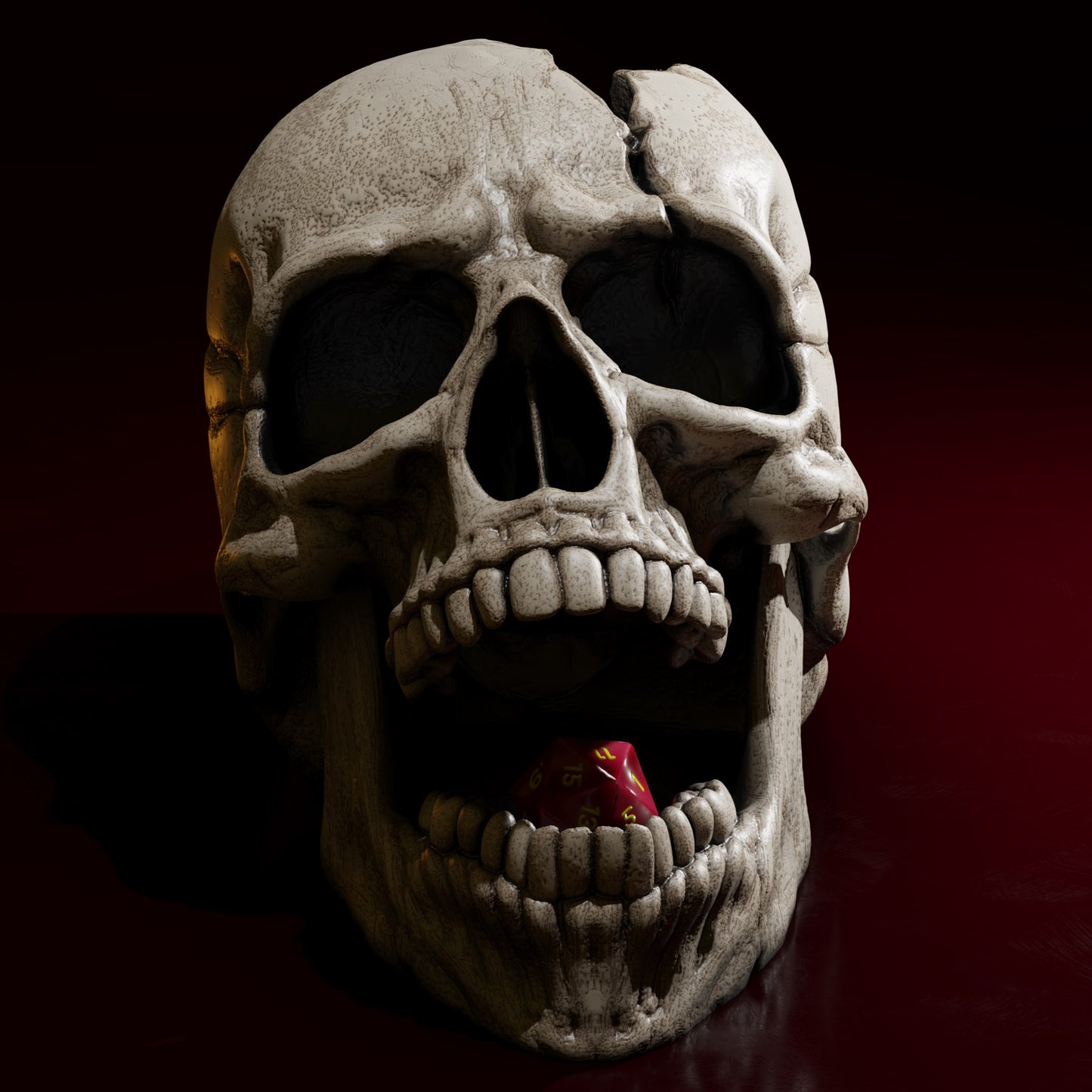 Safehold - Cracked Skull Dice Tower - DnD/TTRPG Figure/Miniature