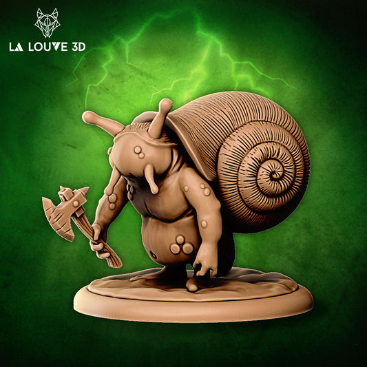 La Louve - Dangerous Monsters #2 - Warrior Snail - DnD/TTRPG Figure/Miniature