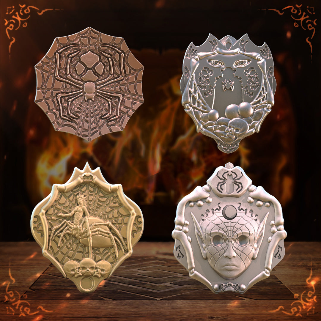 Unchained Games - Dark Elf Coins x10 - DnD/TTRPG/Roleplaying/Wargames