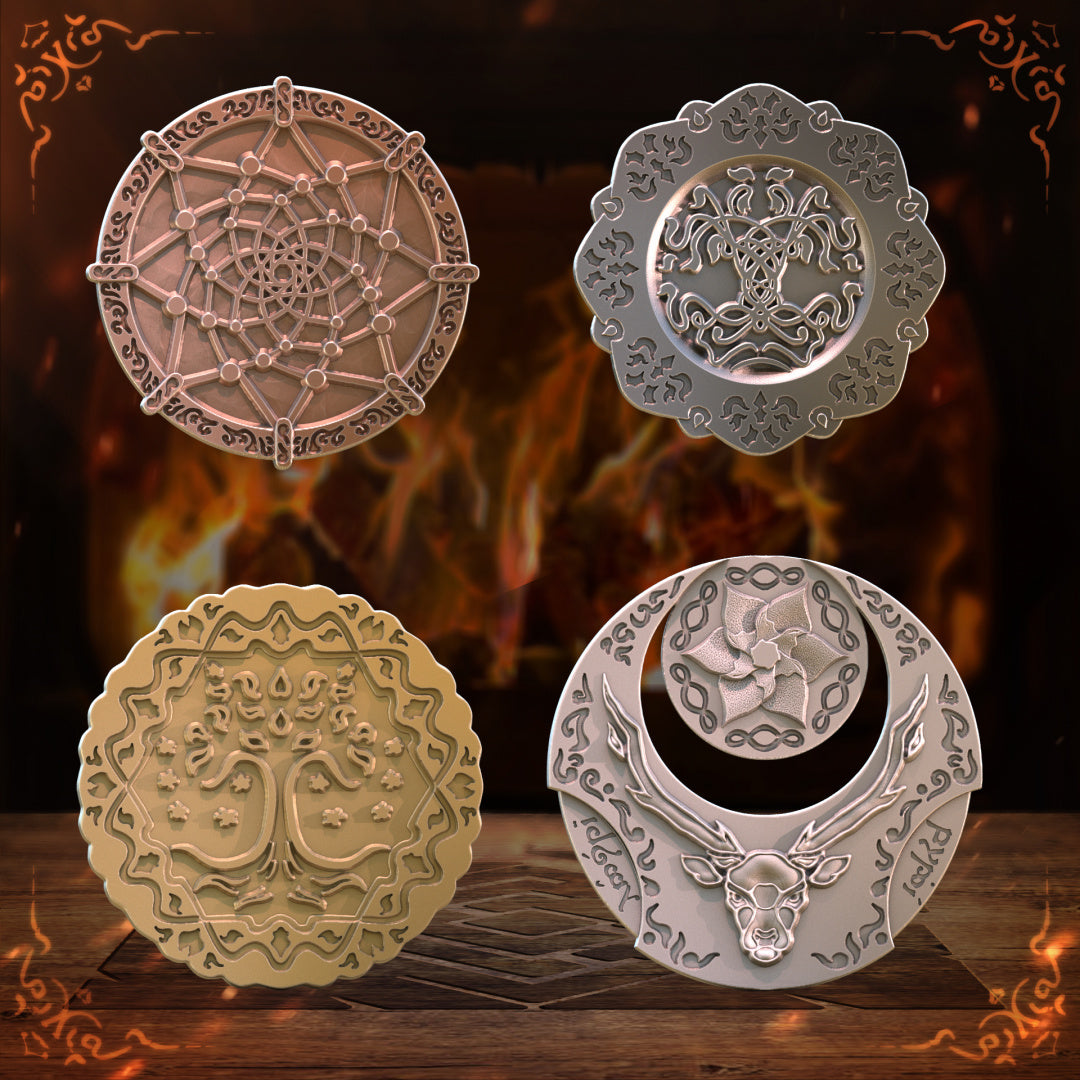 Unchained Games - Elven Coins x10 - DnD/TTRPG/Roleplaying/Wargames