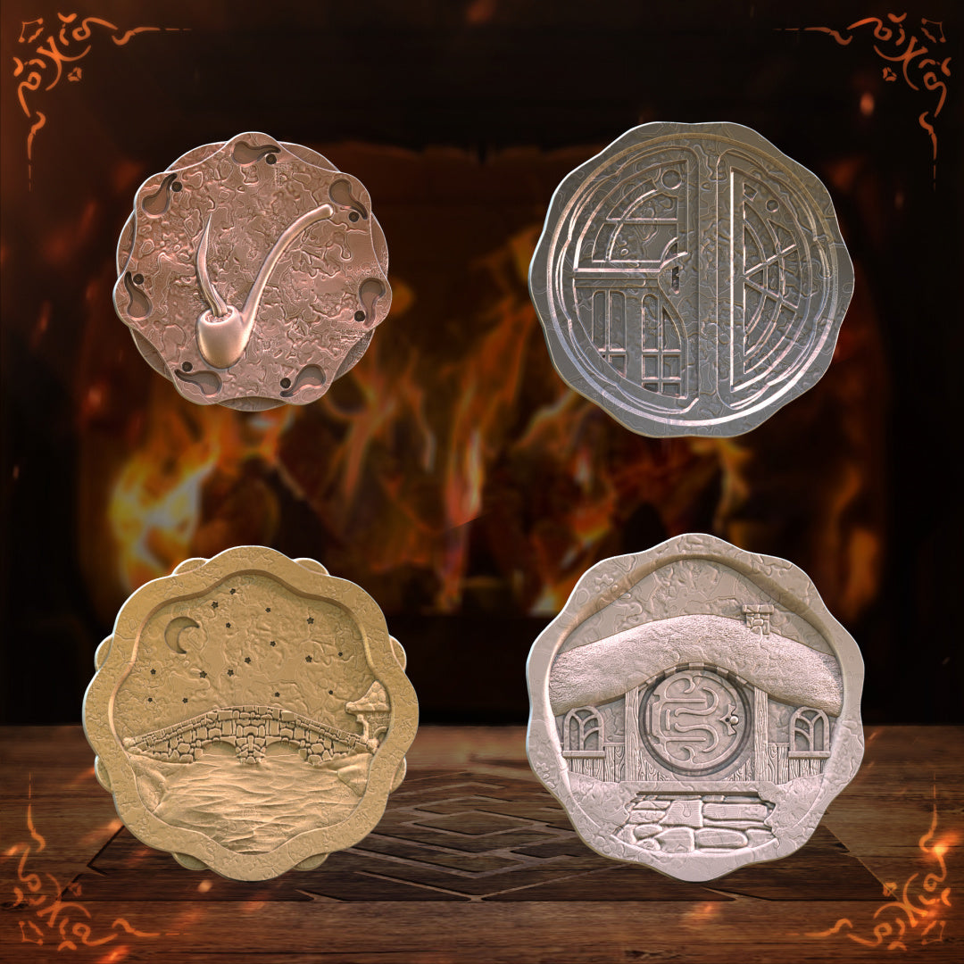 Unchained Games - Halfling Coins x10 - DnD/TTRPG/Roleplaying/Wargames