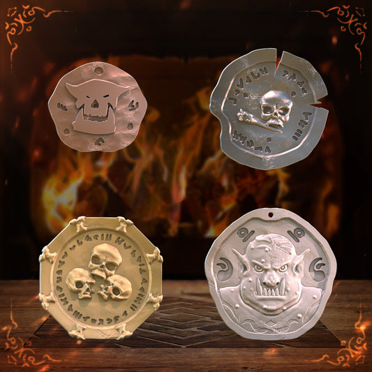 Unchained Games - Troll Coins x10 - DnD/TTRPG/Roleplaying/Wargames