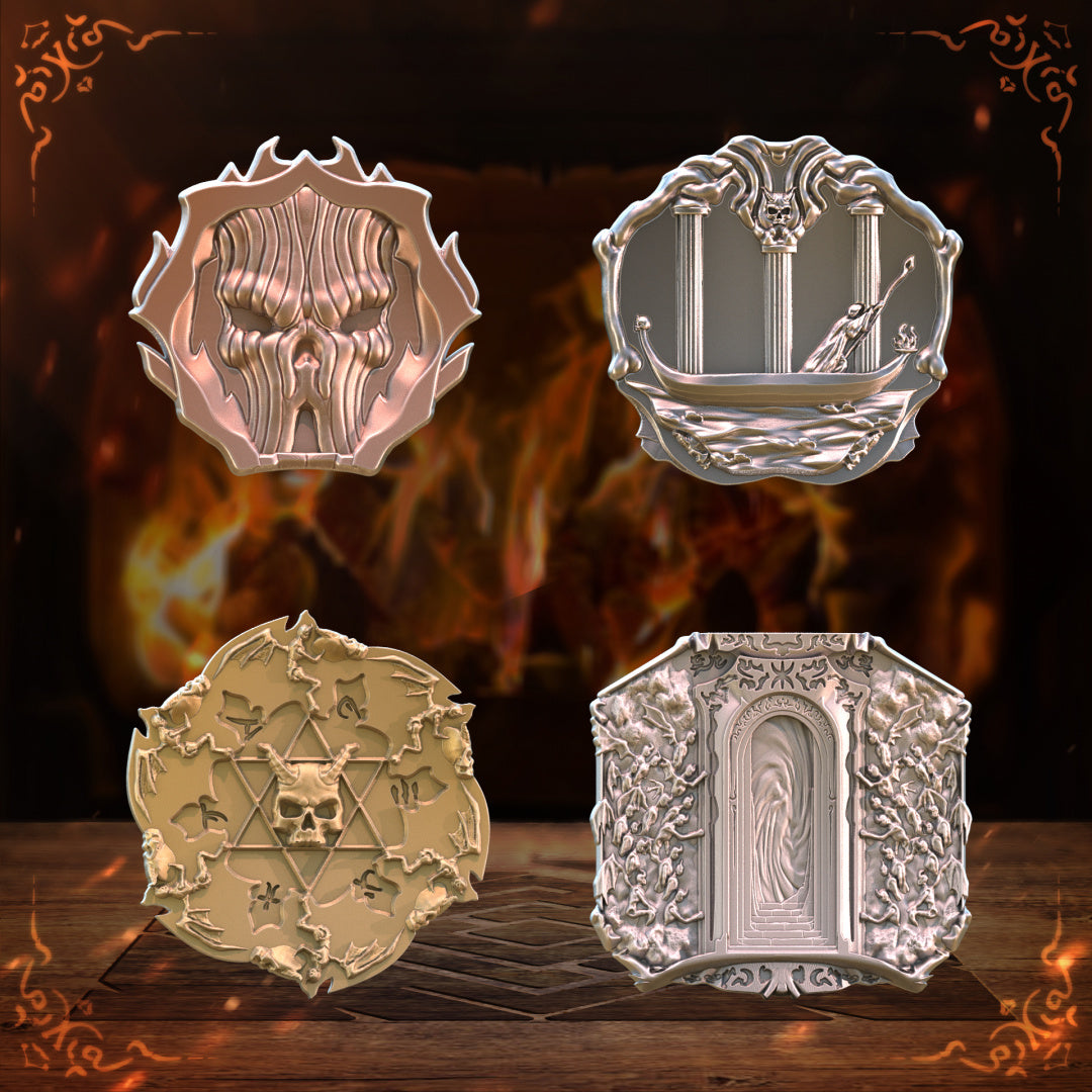 Unchained Games - Underdark Coins x10 - DnD/TTRPG/Roleplaying/Wargames