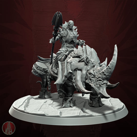 Monolith Arts - Orc Horde - Rhino Armag - DnD/TTRPG Figure/Miniature