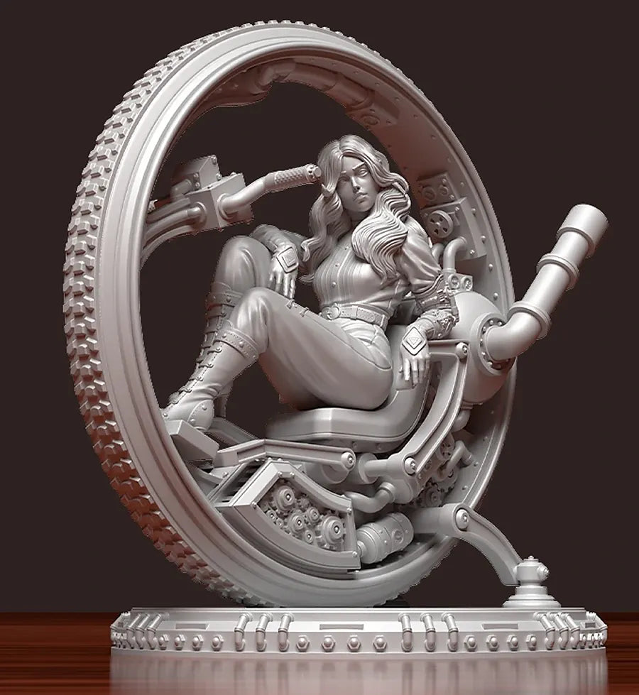 MiniArtCreations - Steampunk - Ring Rider - 75mm Pin Up/Figure/Model/Diorama