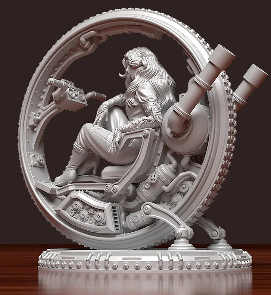 MiniArtCreations - Steampunk - Ring Rider - 75mm Pin Up/Figure/Model/Diorama