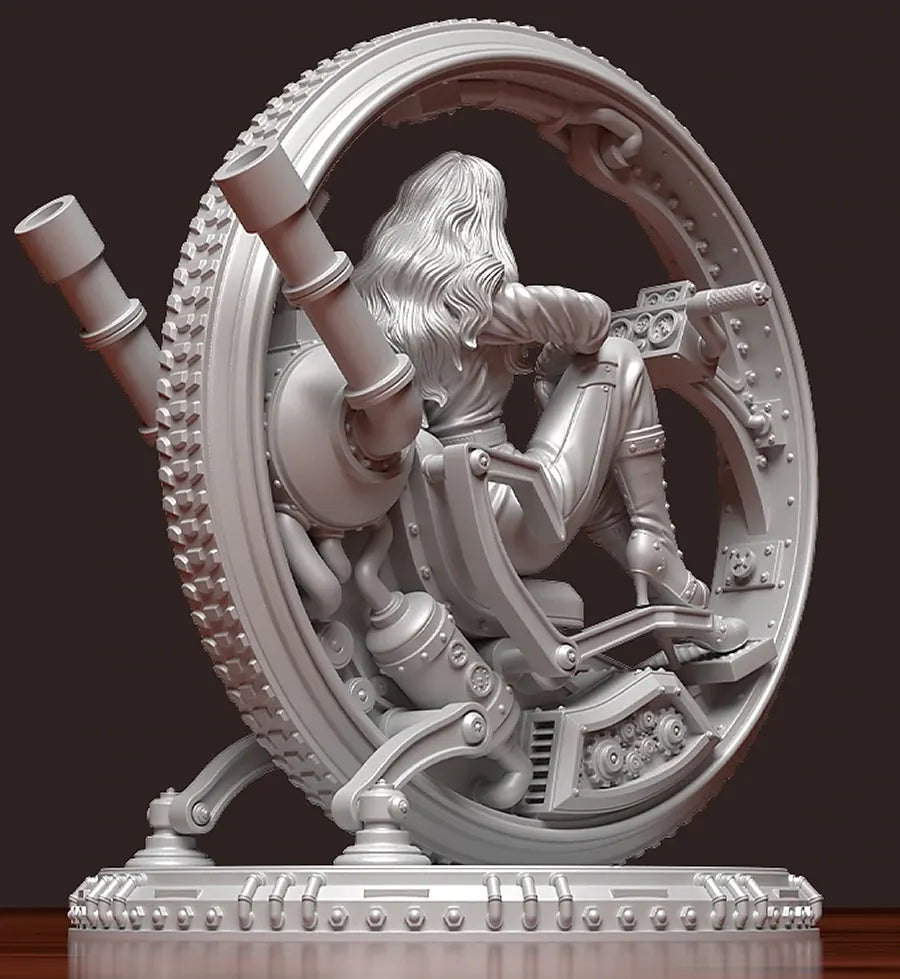 MiniArtCreations - Steampunk - Ring Rider - 75mm Pin Up/Figure/Model/Diorama