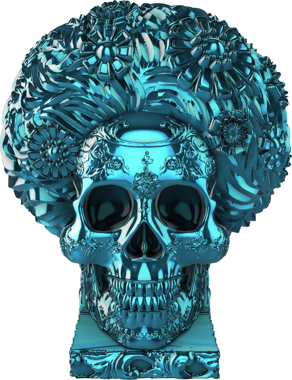Digital Creative Works - Skull Desk Organiser - Rosalina - Prop/Decoration