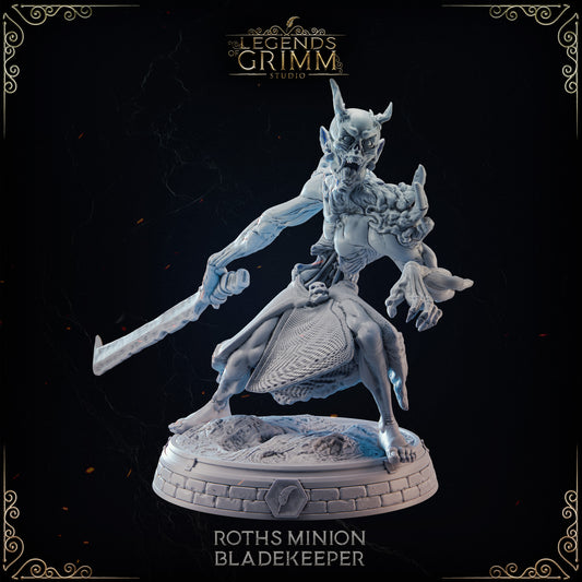 Grimm Legends - Spectral Lair - Undead Swordsman 1 - DnD/TTRPG Figure/Miniature