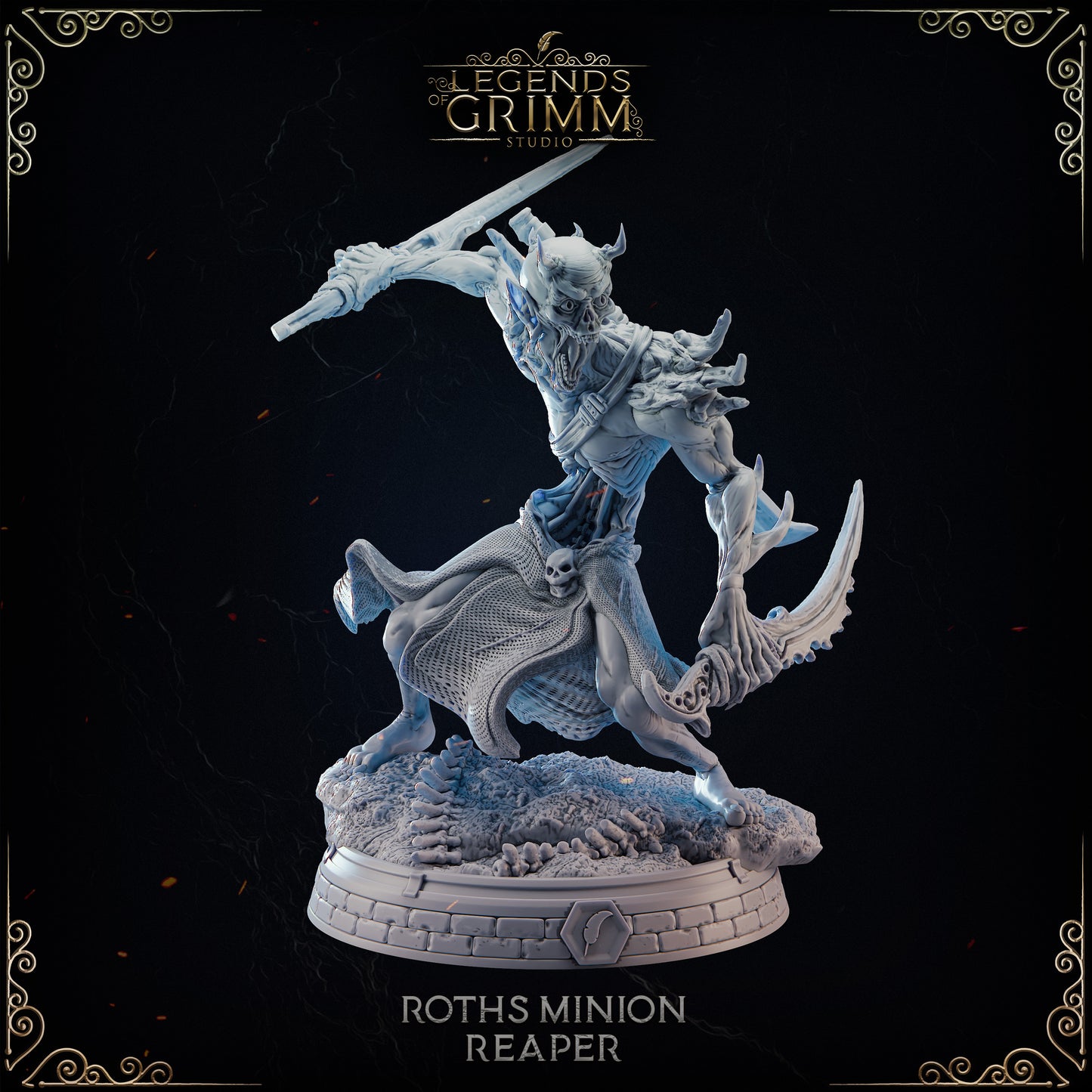 Grimm Legends - Spectral Lair - Undead Assassin - DnD/TTRPG Figure/Miniature