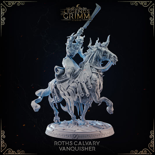 Grimm Legends - Spectral Lair - Undead Rider 1 - DnD/TTRPG Figure/Miniature