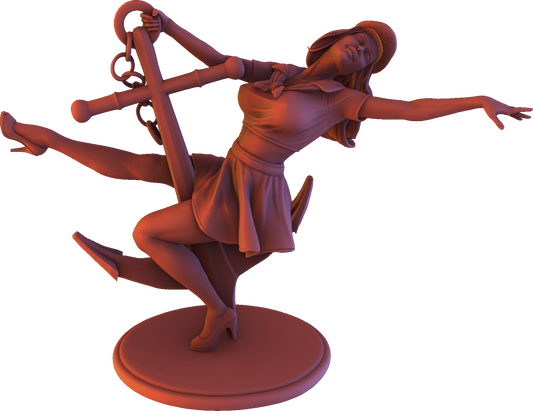 Alexa - Retro Girls - Sailor - 100mm Pin Up/Figure/Model/Diorama