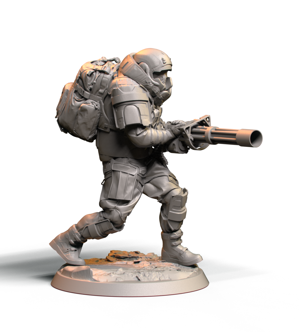 Black Sun - Eclipse of Terror - Marine #1 - DnD/Pathfinder/TTRPG Figure