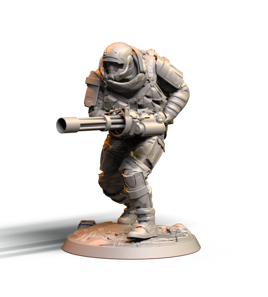 Black Sun - Eclipse of Terror - Marine #1 - DnD/Pathfinder/TTRPG Figure