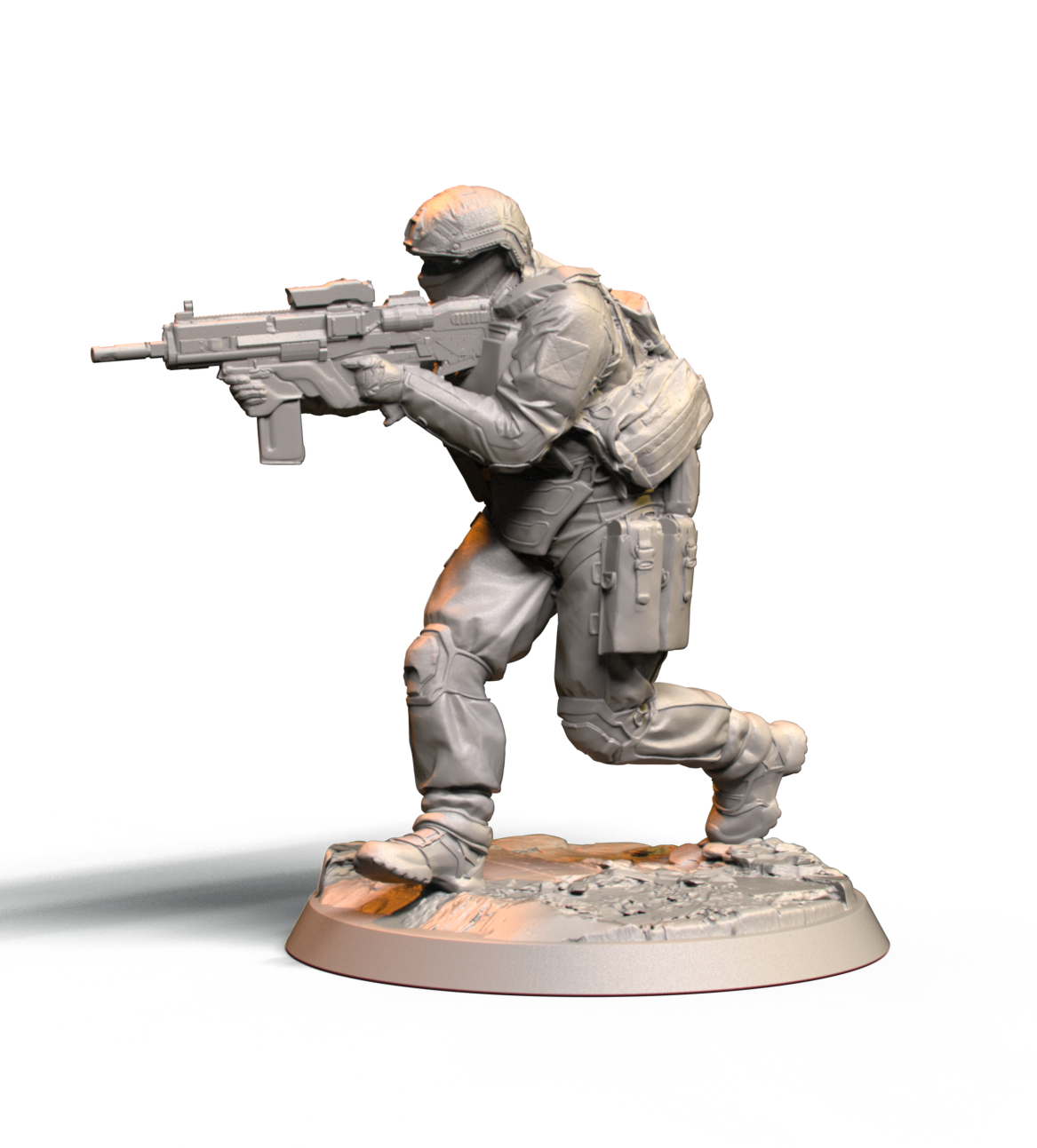 Black Sun - Eclipse of Terror - Marine 2 - DnD/Pathfinder/TTRPG Figure