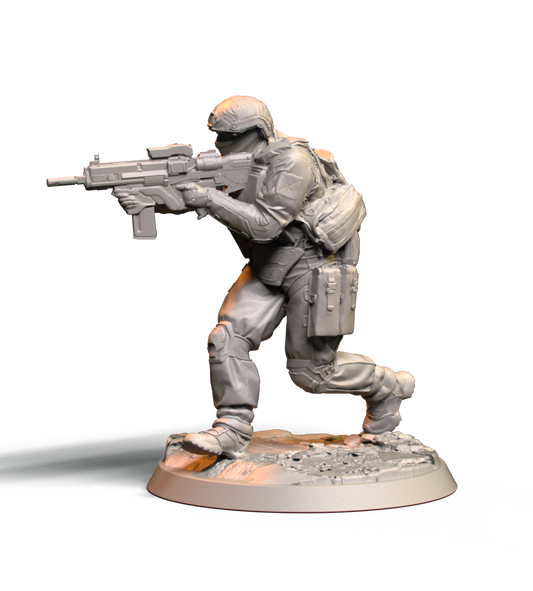 Black Sun - Eclipse of Terror - Marine 2 - DnD/Pathfinder/TTRPG Figure
