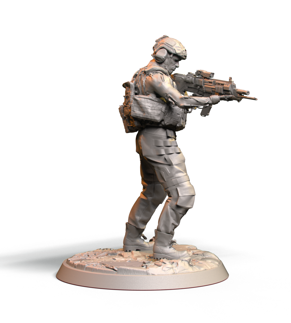 Black Sun - Eclipse of Terror - Marine #3 - DnD/Pathfinder/TTRPG Figure