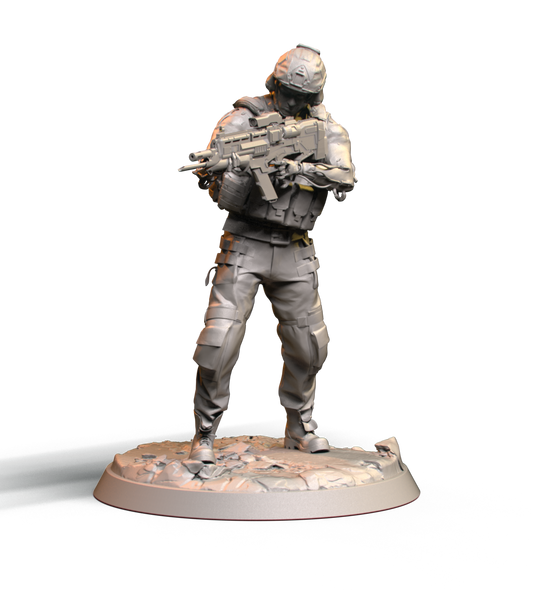 Black Sun - Eclipse of Terror - Marine #3 - DnD/Pathfinder/TTRPG Figure