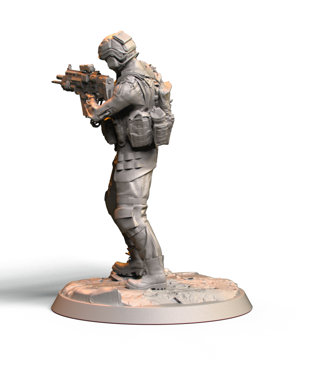 Black Sun - Eclipse of Terror - Marine #3 - DnD/Pathfinder/TTRPG Figure