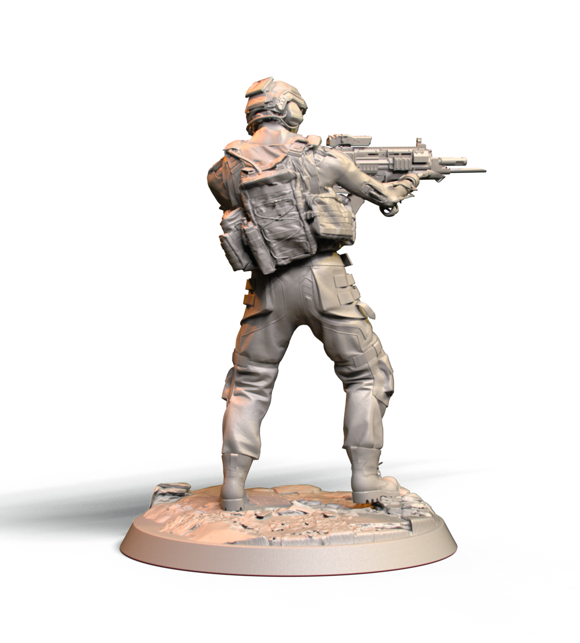 Black Sun - Eclipse of Terror - Marine #3 - DnD/Pathfinder/TTRPG Figure