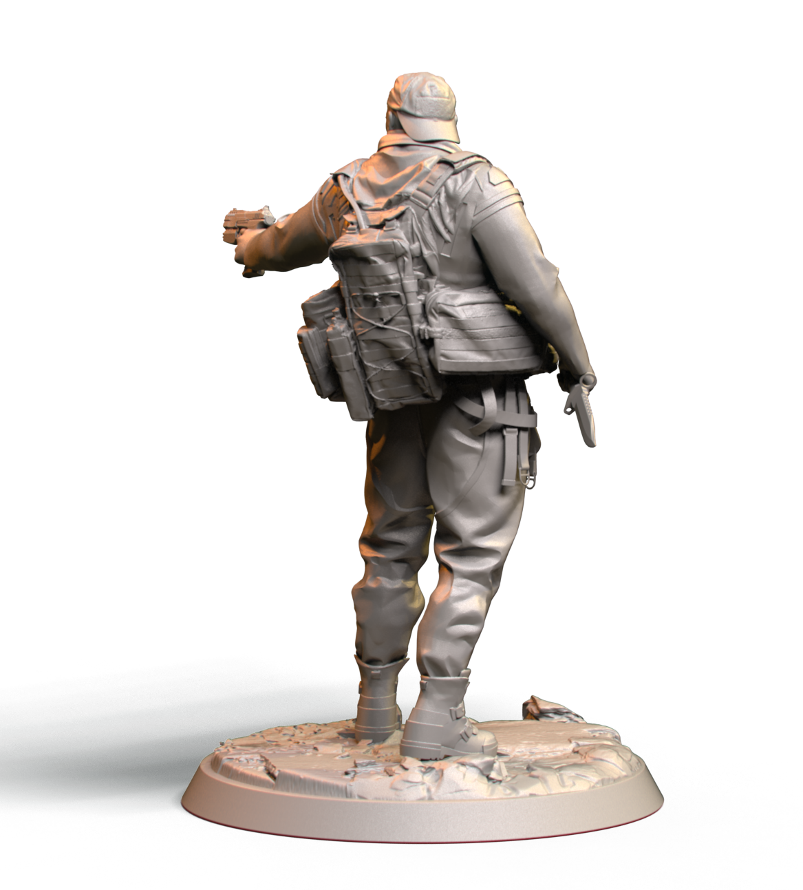 Black Sun - Eclipse of Terror - Marine #4 - DnD/Pathfinder/TTRPG Figure