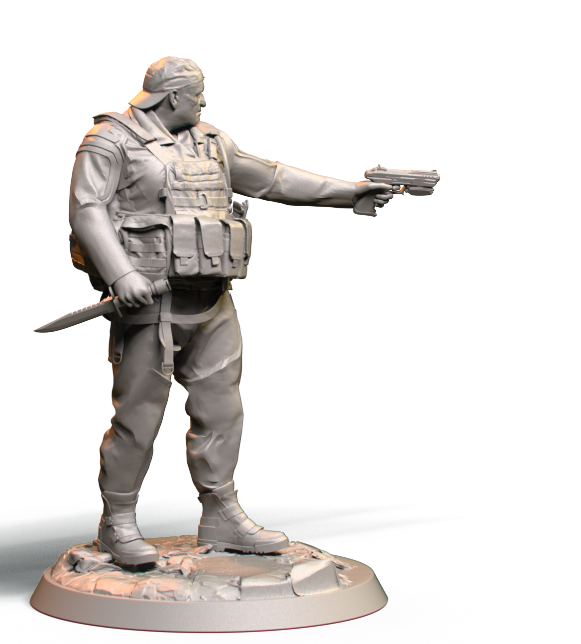 Black Sun - Eclipse of Terror - Marine #4 - DnD/Pathfinder/TTRPG Figure