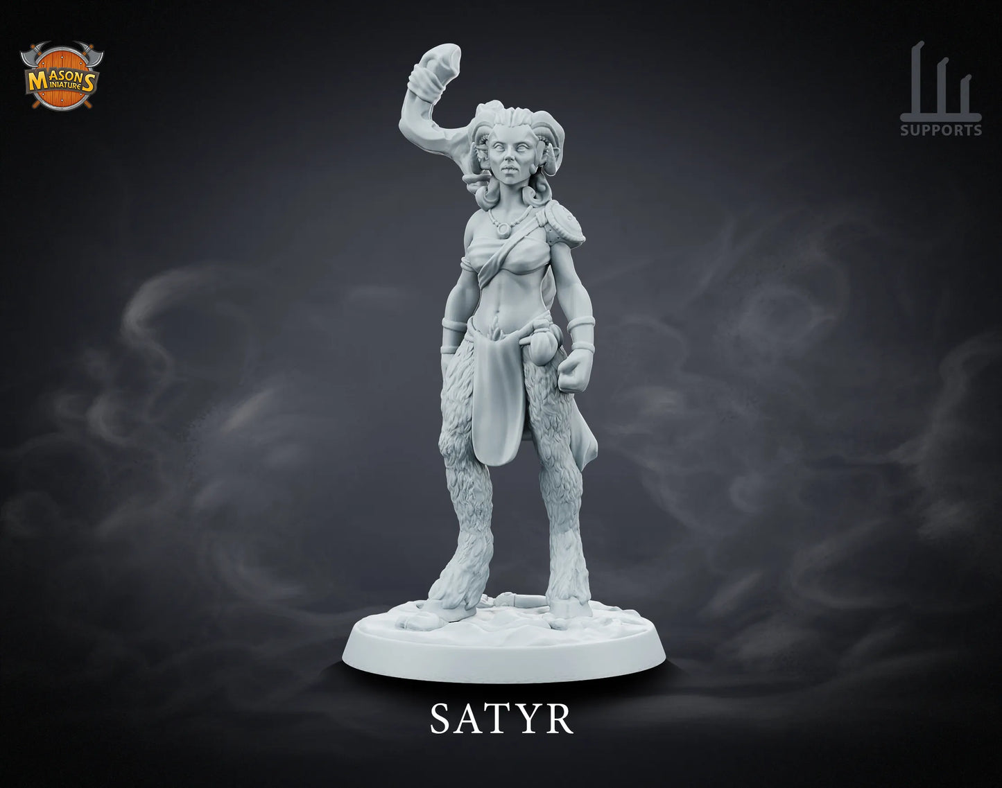 Masons Miniatures - Abyss Dwellers - Satyr - DnD/TTRPG Figure/Miniature