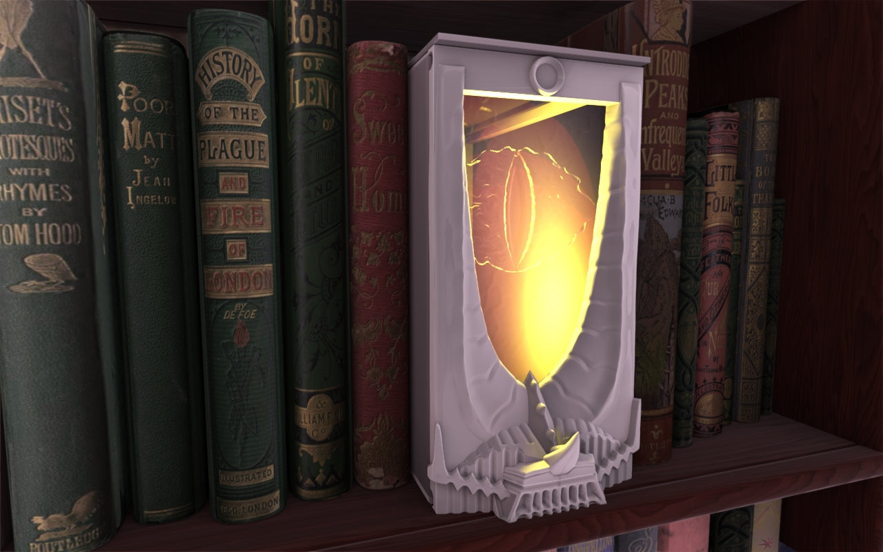 Crosslances - Book Nook/Shelf Insert - Eye of Sauron