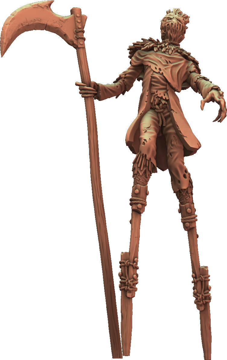 Crippled God Foundry - Shadowcurse - Scarecrow #2 - DnD/TTRPG Figure/Miniature