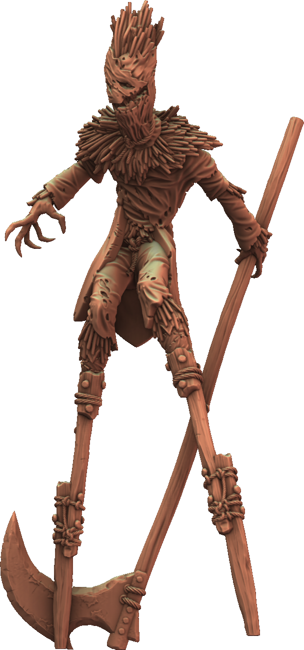 Crippled God Foundry - Shadowcurse - Scarecrow #3 - DnD/TTRPG Figure/Miniature