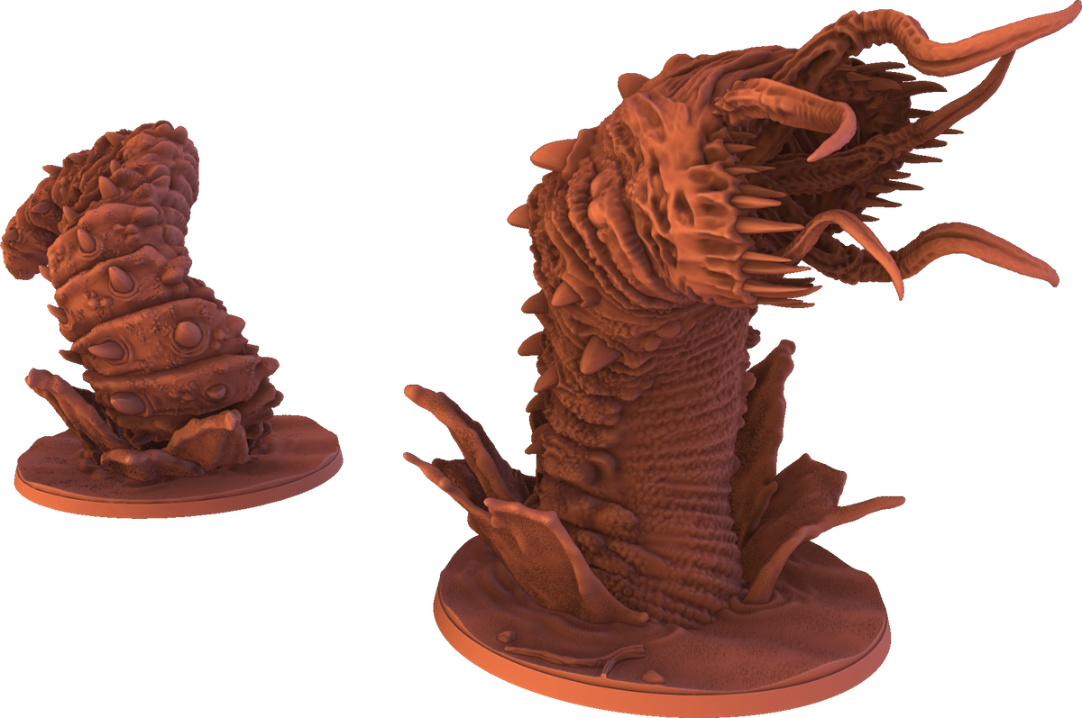SRS Studios - Boneshredders - Scarlet Worm - DnD/TTRPG/Roleplaying/Wargames