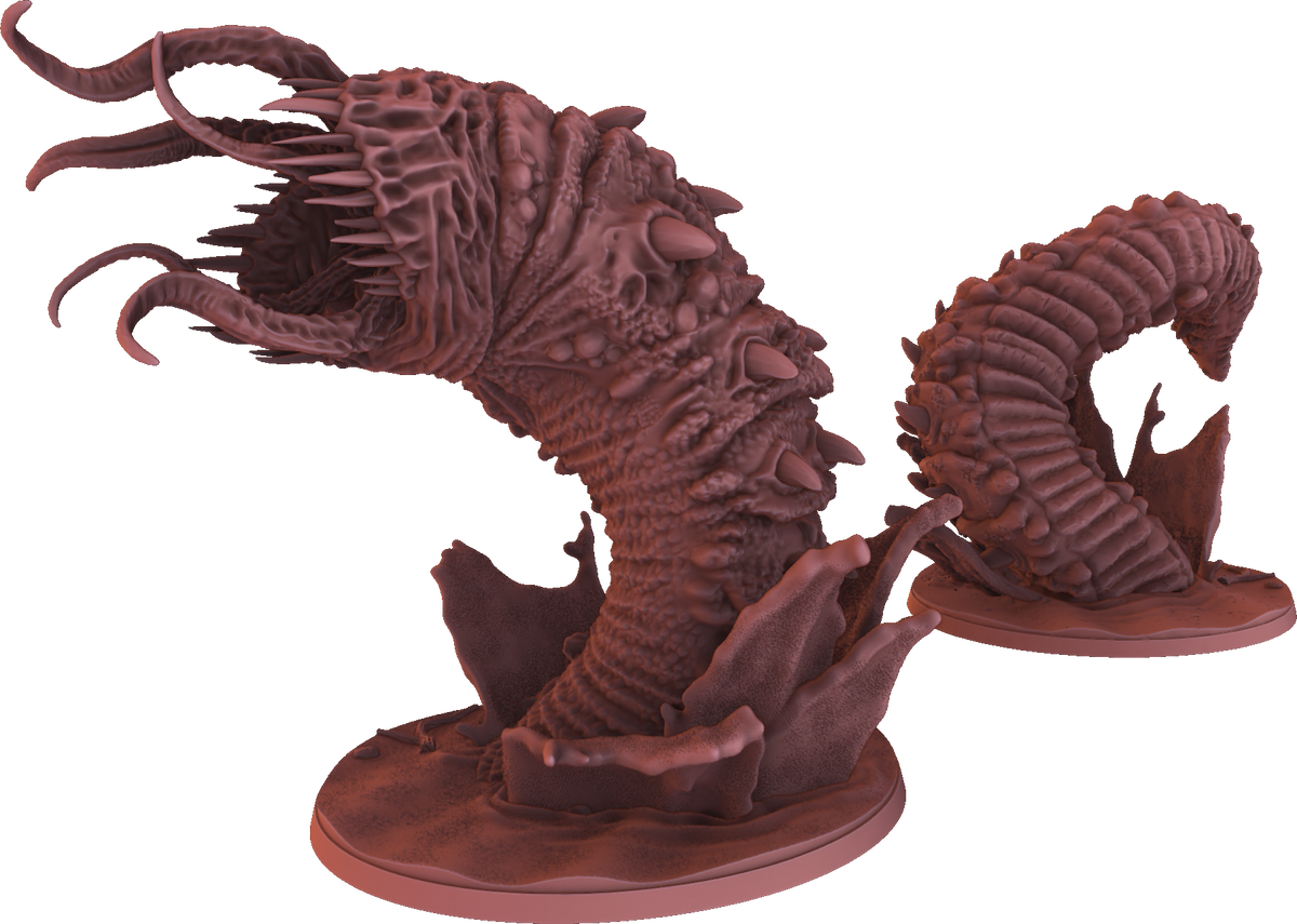 SRS Studios - Boneshredders - Scarlet Worm - DnD/TTRPG/Roleplaying/Wargames