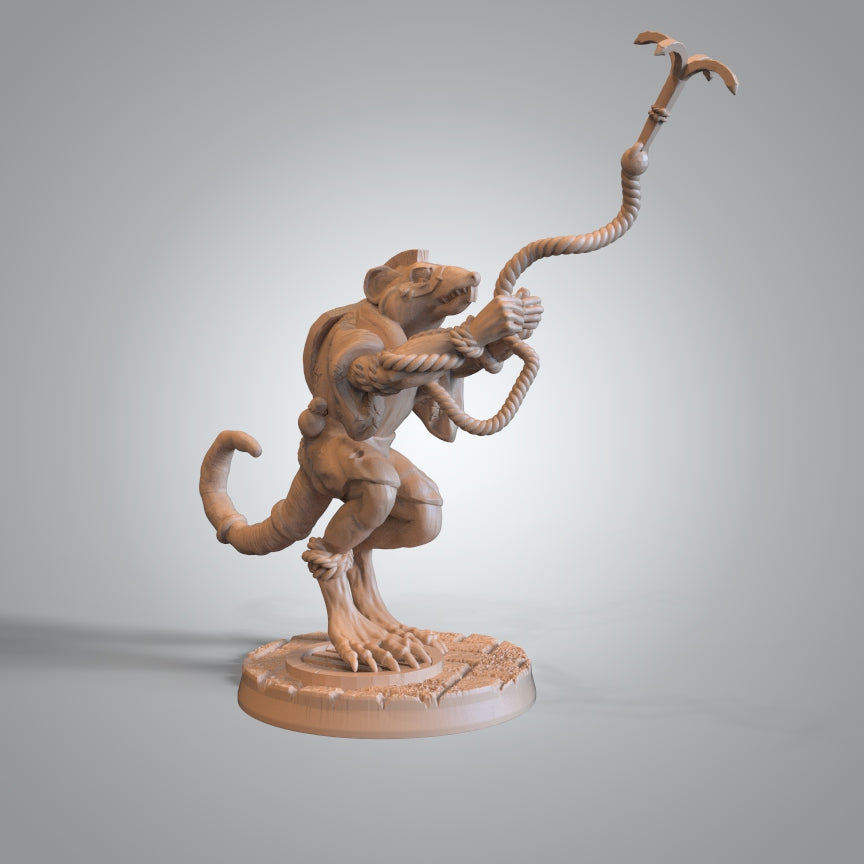 Mojibake - Kaiha Garden - Skaven Rogue - DnD/TTRPG Figure/Miniature - Helios3DPrinting