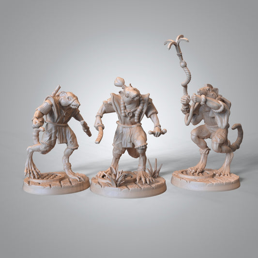 Mojibake - Kaiha Garden - Skaven Rogue - DnD/TTRPG Figure/Miniature - Helios3DPrinting