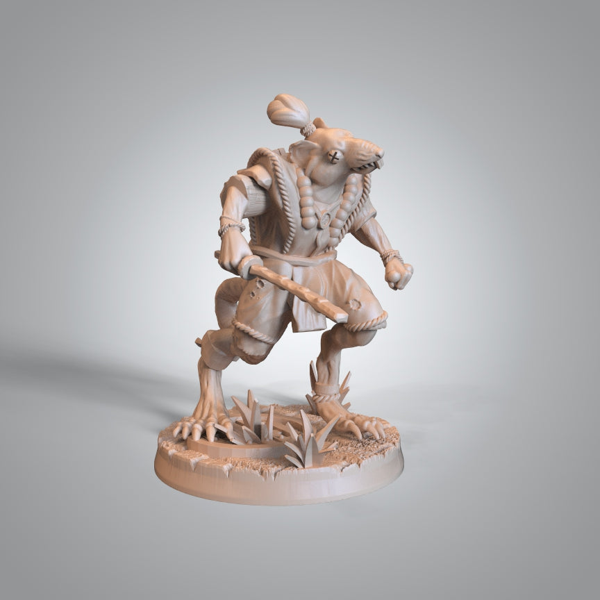 Mojibake - Kaiha Garden - Skaven Rogue - DnD/TTRPG Figure/Miniature - Helios3DPrinting