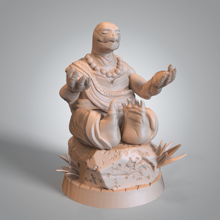 Mojibake - Kaiha Garden - Tortle Monk - DnD/TTRPG Figure/Miniature - Helios3DPrinting