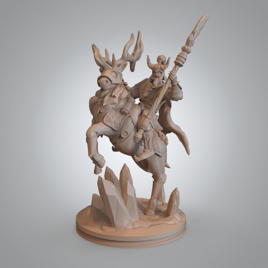 Mojibake - Battle for Genbushan - Ayrat and Biyu, The Emperor - DnD/TTRPG Figure/Miniature - Helios3DPrinting