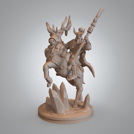 Mojibake - Battle for Genbushan - Ayrat and Biyu, The Emperor - DnD/TTRPG Figure/Miniature - Helios3DPrinting
