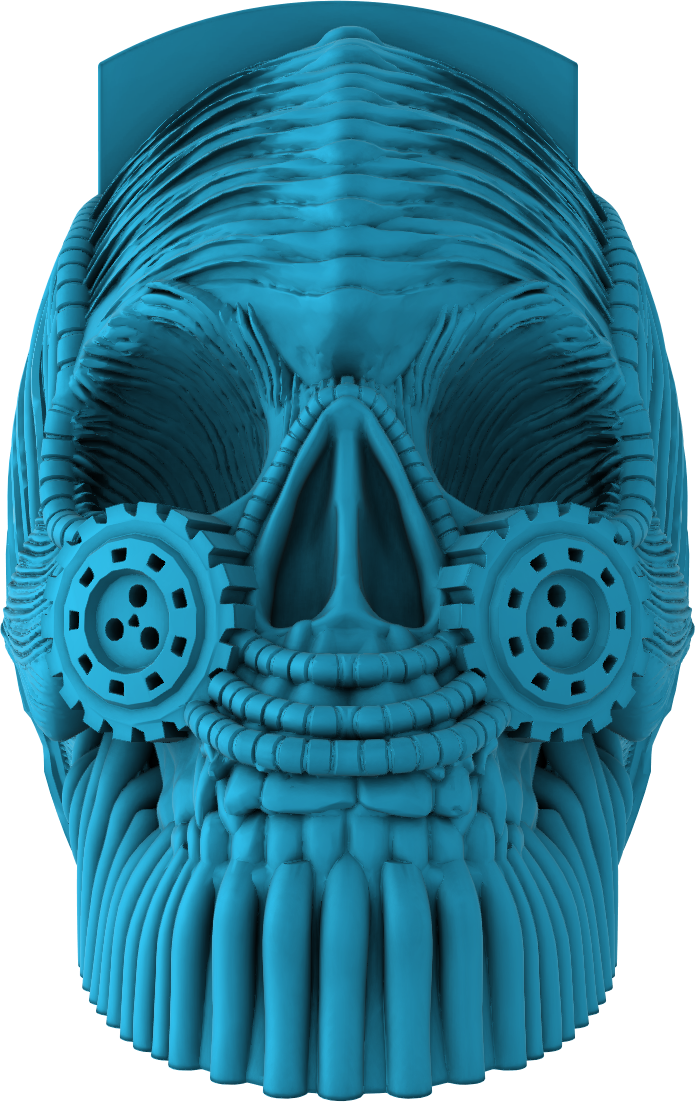 Digital Creative Works - Skull Headphone/Controller Mount - Sci-Fi - Prop/Decoration