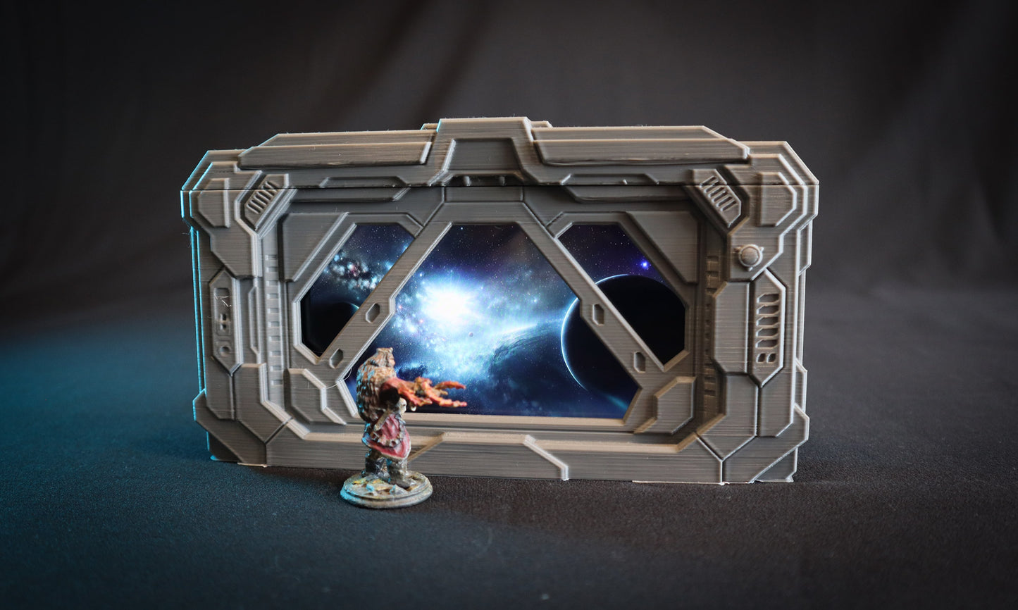 Calling Portals - Sci-fi Window - Animated TTRPG/DnD/Pathfinder Terrain