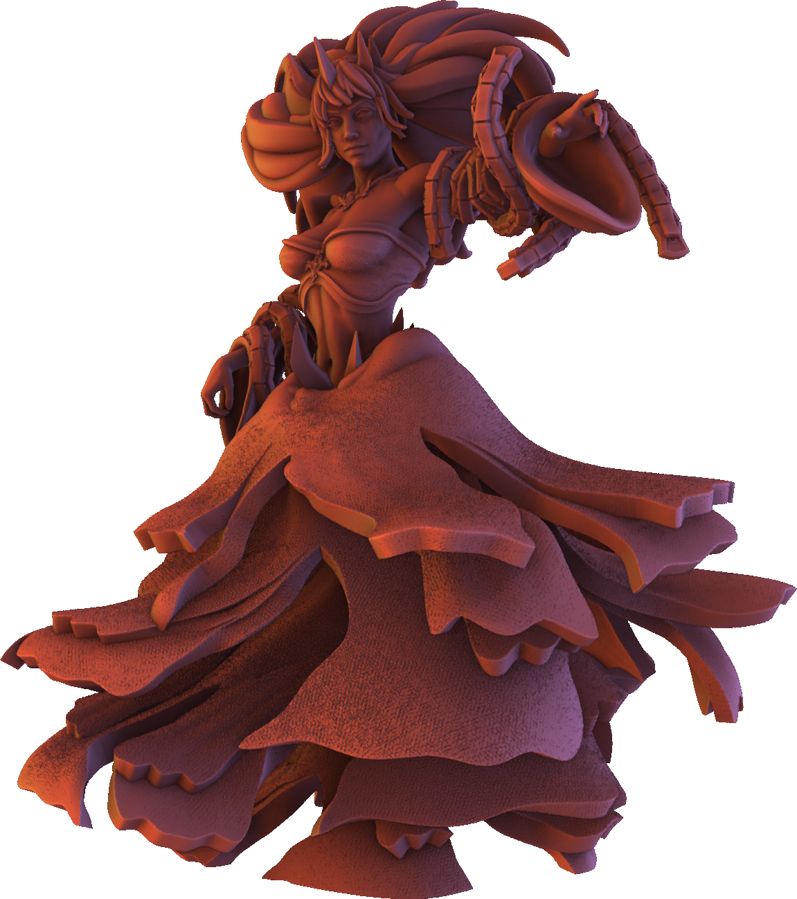 Ravi - Fantasy Girls #4 - Myseth - 75mm Pin Up/Figure/Model/Diorama