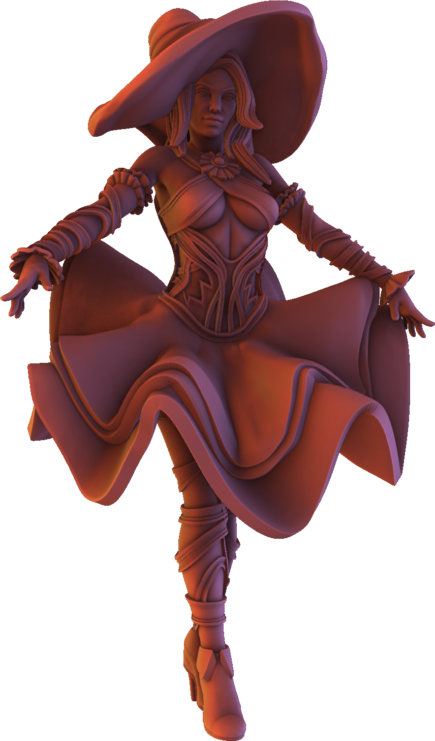 Ravi - Fantasy Girls #4 - Caelum - 75mm Pin Up/Figure/Model/Diorama