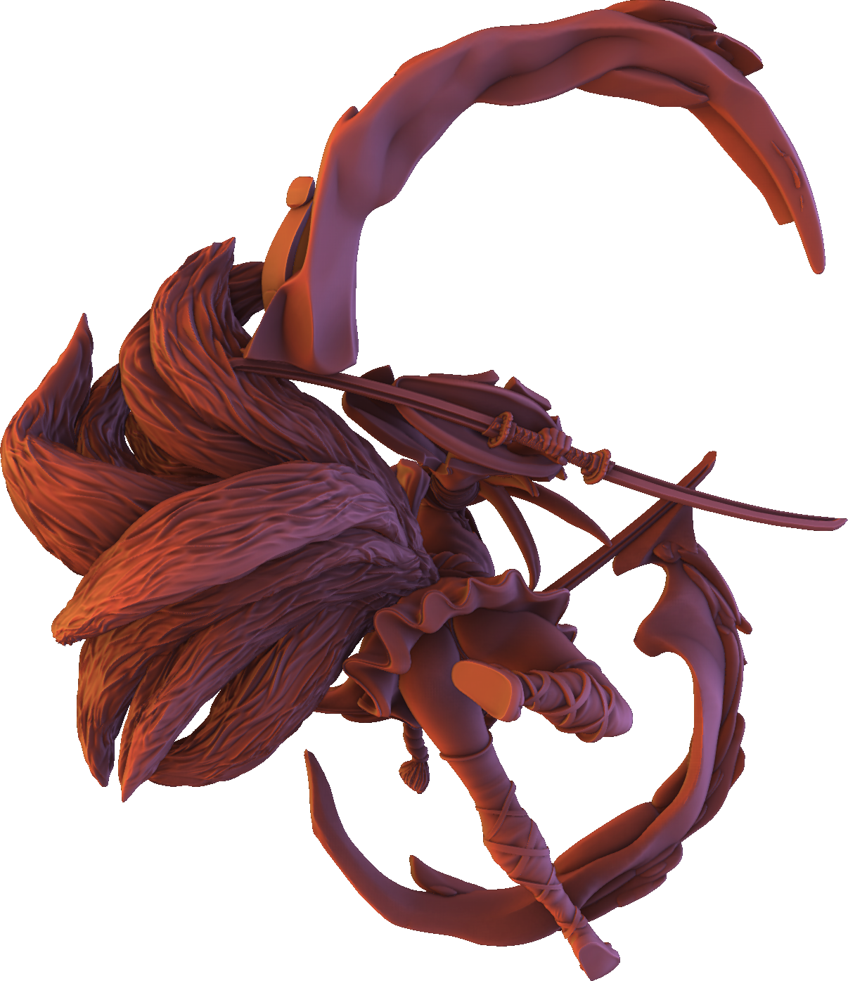 Ravi - Fantasy Girls #4 - Tsumi - 75mm Pin Up/Figure/Model/Diorama