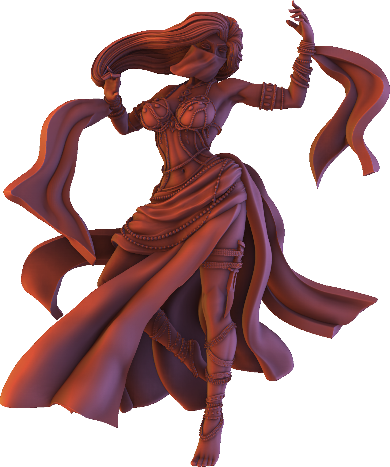 Ravi - Fantasy Girls #4 - Lirael - 75mm Pin Up/Figure/Model/Diorama