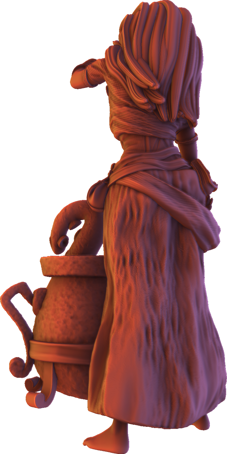 Ravi - Fantasy Girls #5 - Morwenna, Brewmistress - 75mm Pin Up/Figure/Model/Diorama