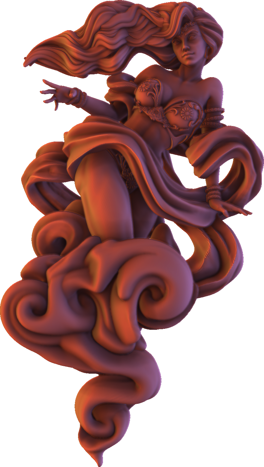 Ravi - Fantasy Girls #5 - Zahara, Desert Jewel - 75mm Pin Up/Figure/Model/Diorama